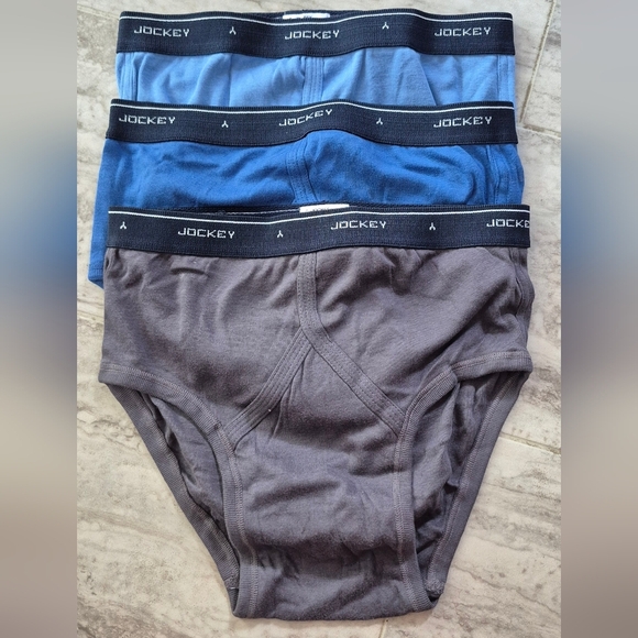 Jockey Other - Jockey Men's Briefs - Blue and Gray Trio